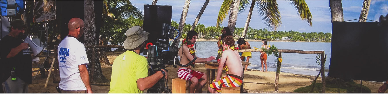 Specialists in television commercials produced and filmed in the paradisiacal locations of the Caribbean